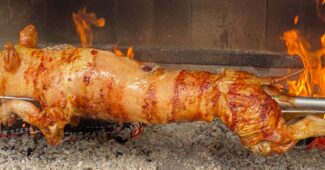Spanferkel vom Grill