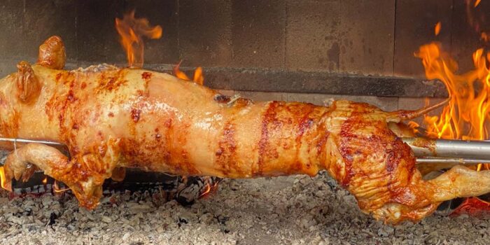 Spanferkel vom Grill